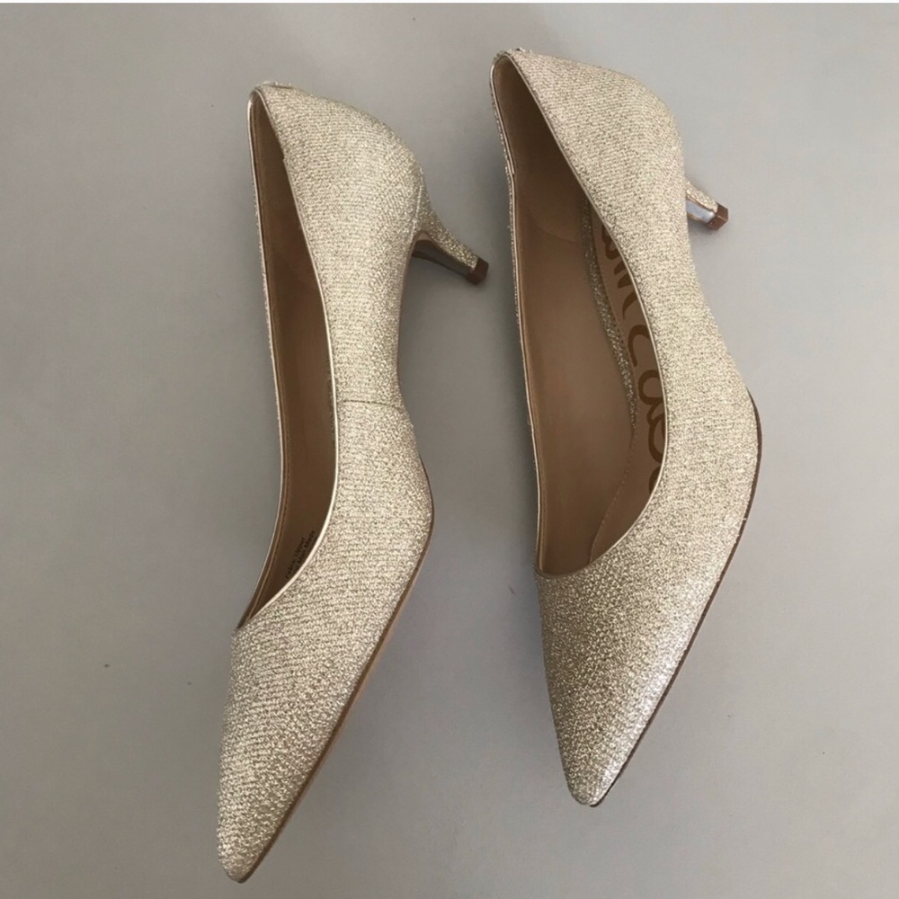 SAM Edelman Dori Pump GOLD JUTE size 9.5 New - Picture 8 of 9